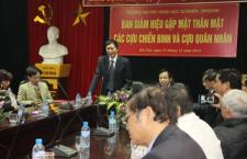 Ban Giám hiệu gặp mặt thân mật các cựu chiến binh và cựu quân nhân