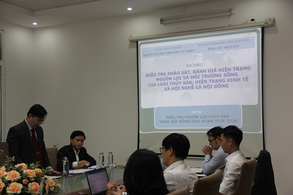 Hội thảo triển khai thực hiện gói thầu 1 – dự án Điều tra nguồn lợi thủy sản vùng nội đồng giai đoạn 2018-2020
