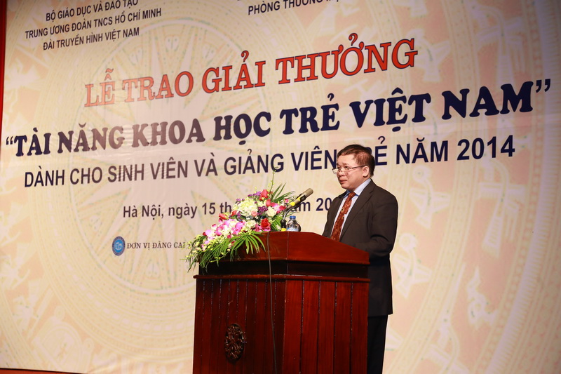 Lễ trao giải thưởng “Tài năng khoa học trẻ Việt nam” dành cho sinh viên năm 2014