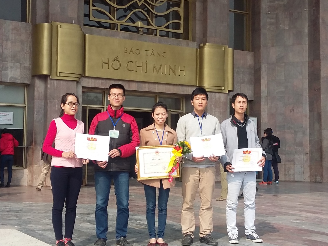 Lễ trao giải thưởng “Tài năng khoa học trẻ Việt nam” dành cho sinh viên năm 2014