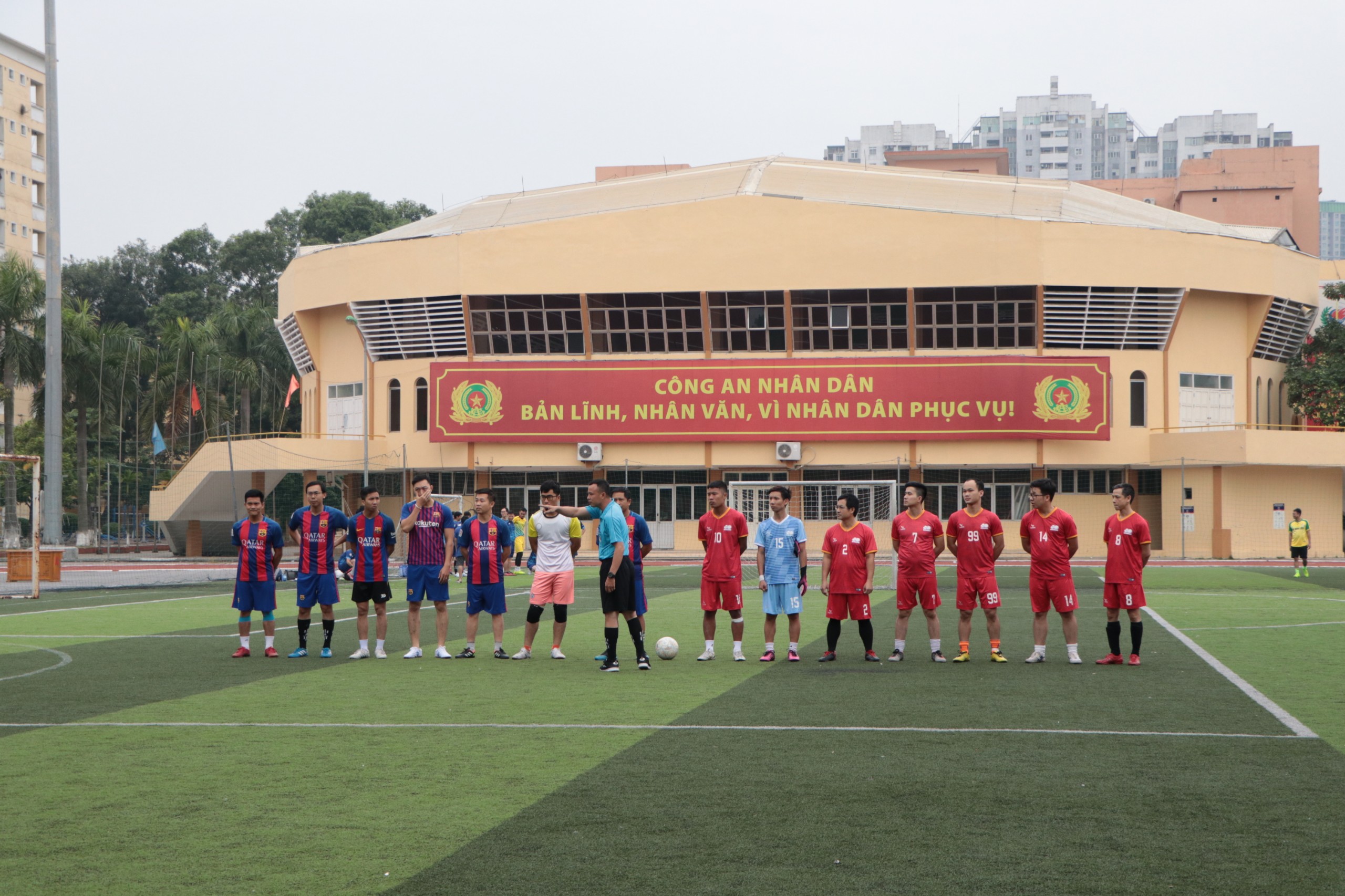 Khai mạc Giải bóng đá Công đoàn Trường Đại học Khoa học Tự nhiên, ĐHQGHN năm 2020