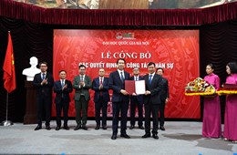 Kiện toàn Hiệu trưởng Nhà trường: GS.TS. Lê Thanh Sơn được bổ nhiệm giữ chức vụ Hiệu trưởng Trường Đại học Khoa học Tự nhiên kể từ ngày 01/6/2026
