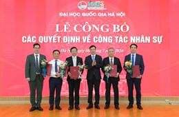 Kiện toàn nhân sự lãnh đạo, quản lý của Cơ quan và các đơn vị thành viên, trực thuộc ĐHQGHN
